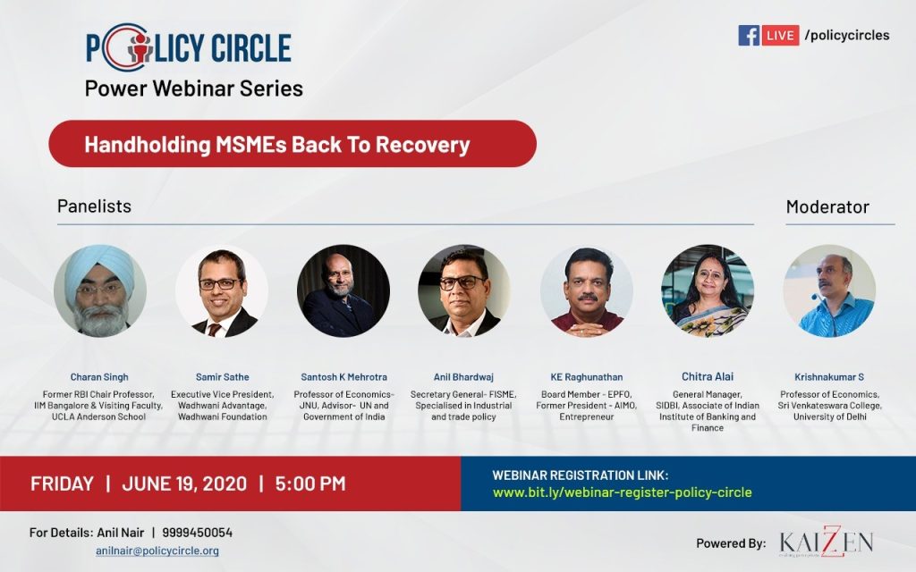 Samir Sathe represented WF in the Policy Webinar Series - Handholding ...