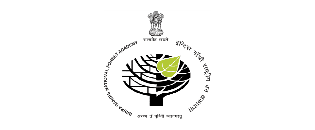Logotipo da Indira Gandhi National Forest Academy