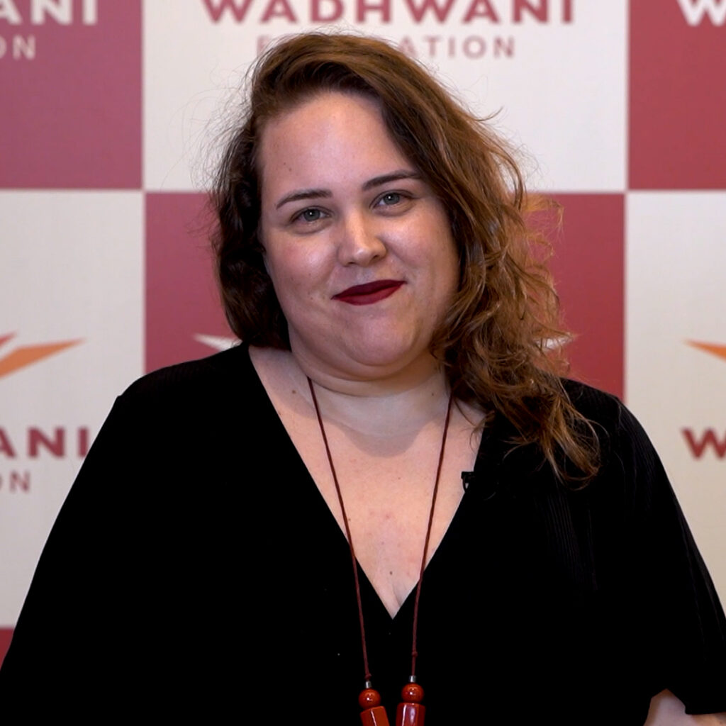 Caroline Ribeiro – Wadhwani Foundation testimonial (Portuguese, Brazil)
