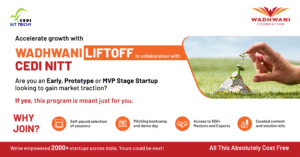 Raise funding & accelerate growth with WADHWANI LIFTOFF