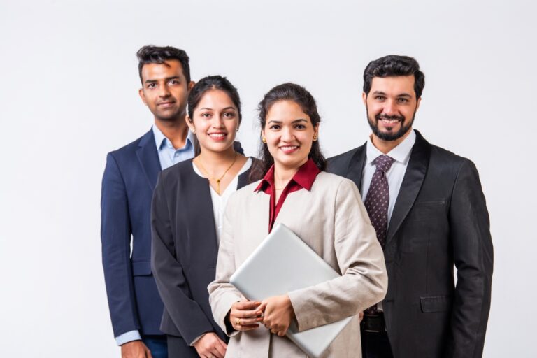 Group,Portrait,Of,Indian,Asian,Young,Business,People,Or,Executives